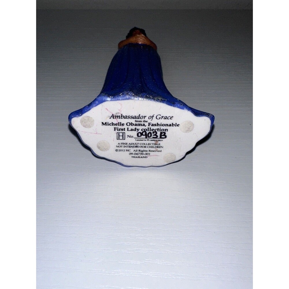 Michelle Obama Ambassador Of Grace First Lady Figurine The Hamilton Collection - Picture 2 of 3